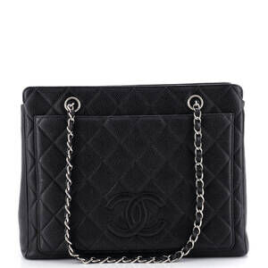 Chanel Petite Timeless Tote Quilted Caviar
